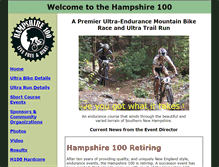 Tablet Screenshot of hampshire100.com